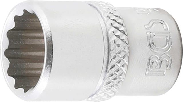 BGS Steckschlüssel Einsatz Zwölfkant Antrieb Innenvierkant 6 3 Mm 1 4 Zoll SW 7 16 Zoll 10878