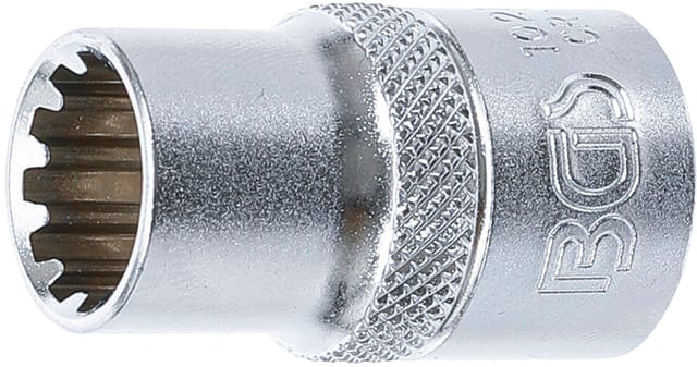 BGS Steckschlüssel Einsatz Gear Lock Antrieb Innenvierkant 12 5 Mm 1 2 Zoll SW 13 Mm 10213
