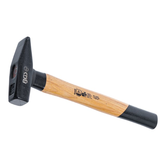 BGS Schlosserhammer Hickory Stiel DIN 1041 500 G 52305