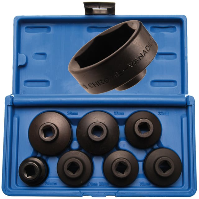 BGS Ölfilterschlüssel Satz Ø 24 38 Mm 7Tlg 8377