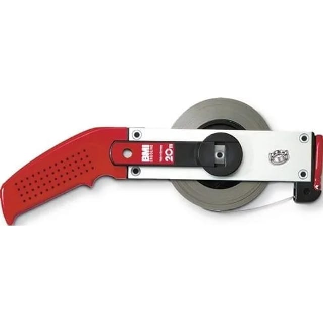 BMI Rahmenbandmaß ERGOLINE L 30M Band B 13Mm A Mm Cm EG II Alu Weiß Stahlmaßband 301024030AF
