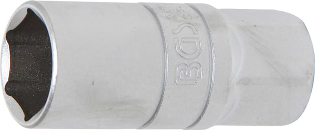 BGS Zündkerzen Einsatz Sechskant Antrieb Innenvierkant 12 5 Mm 1 2 Zoll SW 21 Mm 2470