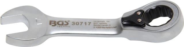 BGS Ratschenring Maulschlüssel Kurz 17 Mm 30717