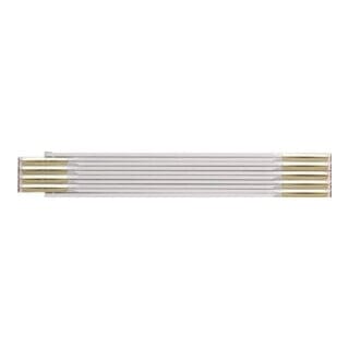 BMI Gliedermaßstab 9042 L 2M B 16Mm Mm Cm EG III Buche Weiß 980904200