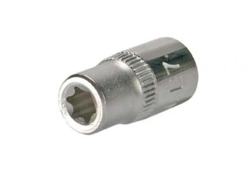 BGS Steckschlüssel Einsatz E Profil Antrieb Innenvierkant 6 3 Mm 1 4 Zoll SW E7 6407