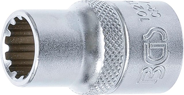 BGS Steckschlüssel Einsatz Gear Lock Antrieb Innenvierkant 12 5 Mm 1 2 Zoll SW 12 Mm 10212