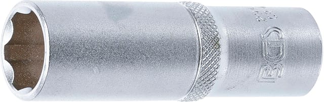BGS Steckschlüssel Einsatz Super Lock Tief Antrieb Innenvierkant 12 5 Mm 1 2 Zoll SW 17 Mm 2947