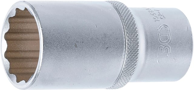 BGS Steckschlüssel Einsatz Zwölfkant Tief Antrieb Innenvierkant 12 5 Mm 1 2 Zoll SW 28 Mm 10689
