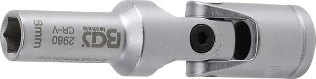 BGS Glühkerzen Gelenk Einsatz Sechskant Antrieb Innenvierkant 10 Mm 3 8 Zoll SW 8 Mm 2980
