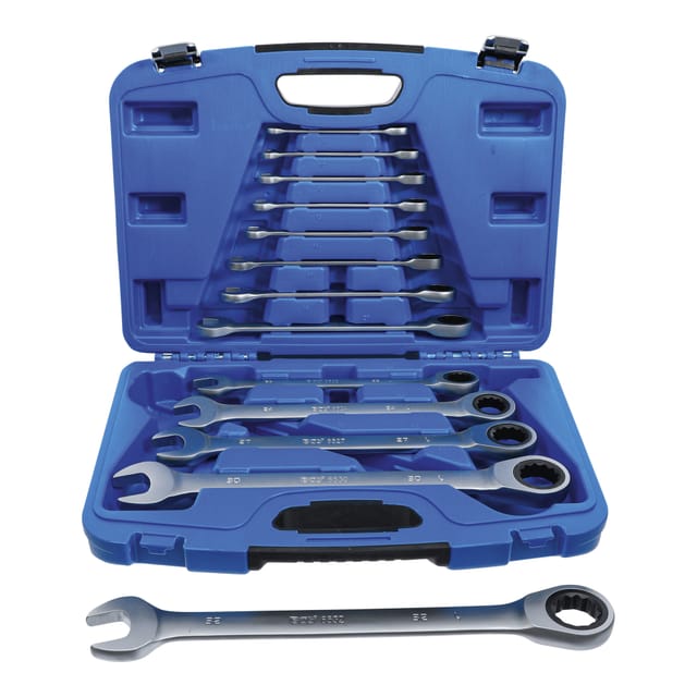 BGS Ratschenring Maulschlüssel Satz SW 8 32 Mm 13Tlg In Koffer 6542