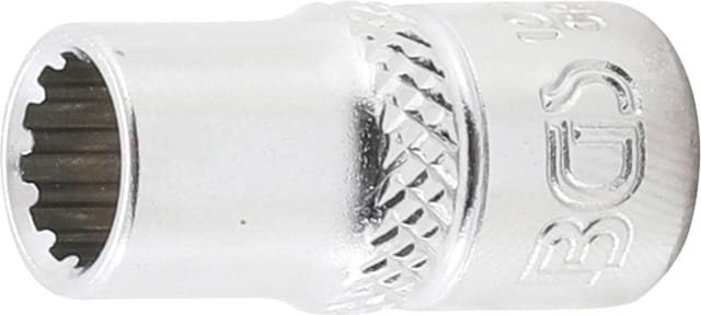 BGS Steckschlüssel Einsatz Gear Lock Antrieb Innenvierkant 6 3 Mm 1 4 Zoll SW 7 Mm 10107
