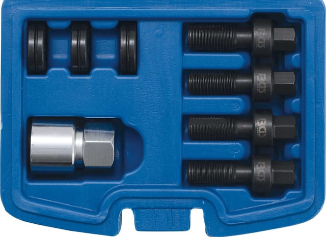BGS Gewinde Reparatur Satz Für Radbolzen & Radmuttern M12 & M14 8Tlg 8692