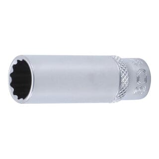 BGS Steckschlüssel Einsatz Zwölfkant Tief Antrieb Innenvierkant 6 3 Mm 1 4 Zoll SW 12 Mm 10712