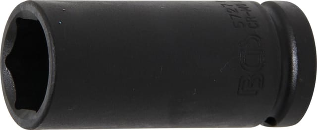 BGS Kraft Steckschlüssel Einsatz Sechskant Tief Antrieb Innenvierkant 20 Mm 3 4 Zoll SW 27 Mm 5727