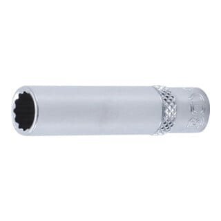 BGS Steckschlüssel Einsatz Zwölfkant Tief Antrieb Innenvierkant 6 3 Mm 1 4 Zoll SW 8 Mm 10708