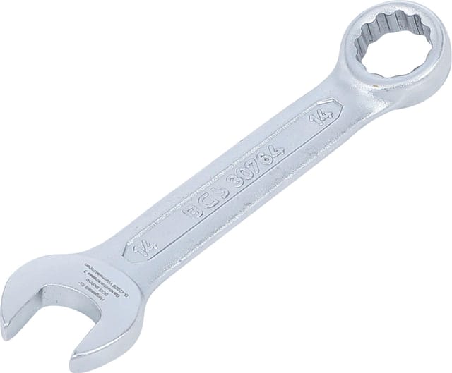 BGS Maul Ringschlüssel Extra Kurz SW 14 Mm 30764