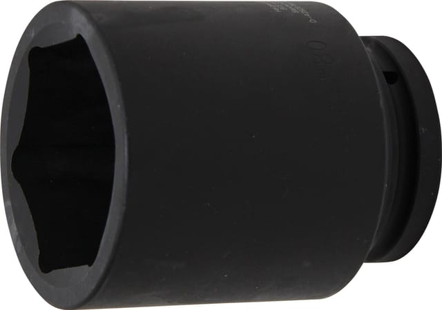 BGS Kraft Steckschlüssel Einsatz Sechskant Tief Antrieb Innenvierkant 25 Mm 1 Zoll SW 80 Mm 5500 80