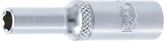 BGS Steckschlüssel Einsatz Super Lock Tief Antrieb Innenvierkant 6 3 Mm 1 4 Zoll SW 5 Mm 2965