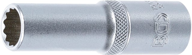 BGS Steckschlüssel Einsatz Zwölfkant Tief Antrieb Innenvierkant 12 5 Mm 1 2 Zoll SW 13 Mm 10681
