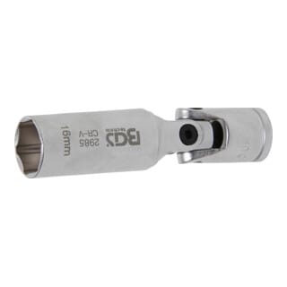BGS Glühkerzen Gelenk Einsatz Sechskant Antrieb Innenvierkant 10 Mm 3 8 Zoll SW 16 Mm 2985