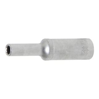 BGS Steckschlüssel Einsatz Gear Lock Tief Antrieb Innenvierkant 6 3 Mm 1 4 Zoll SW 4 Mm 10154