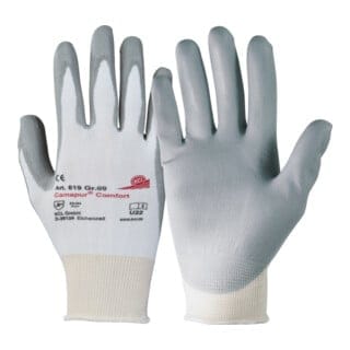 Honeywell Handschuhe Camapur Comfort 619 Weiß Grau Gr 10 619 10