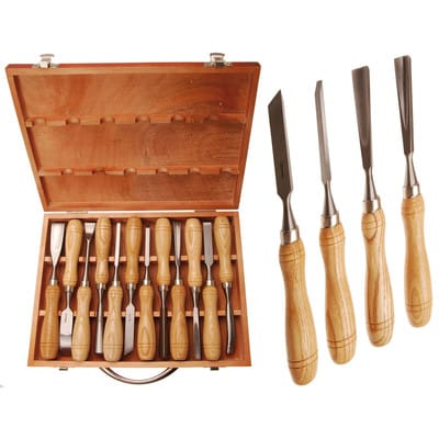 BGS Schnitzwerkzeug Satz 12Tlg 52712