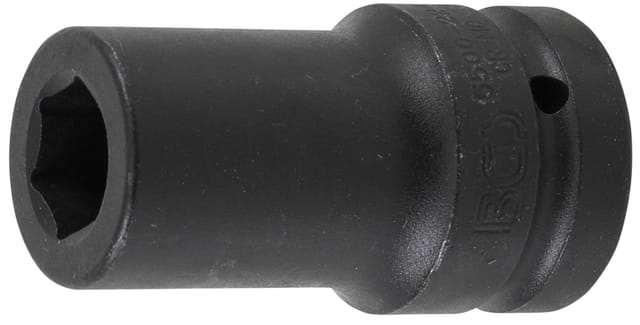 BGS Kraft Steckschlüssel Einsatz Sechskant Tief Antrieb Innenvierkant 25 Mm 1 Zoll SW 22 Mm 5500 22
