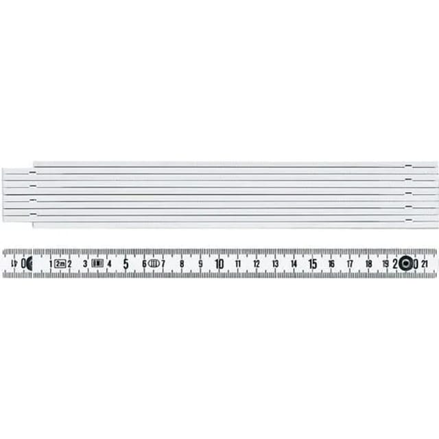 BMI Gliedermaßstab 1042 L 2M Mm Cm EG III Ku Weiß 943104200