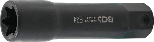 BGS Steckschlüssel Einsatz E Profil Extra Lang Antrieb Außensechskant 22 Mm SW E24 5246 E24