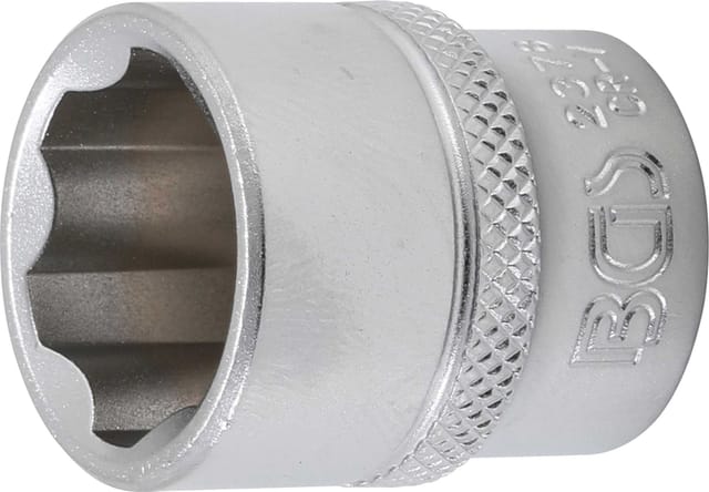 BGS Steckschlüssel Einsatz Super Lock Antrieb Innenvierkant 10 Mm 3 8 Zoll SW 18 Mm 2378