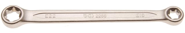 BGS Doppel Ringschlüssel Mit E Profil Ringköpfen SW E16 X E22 2266