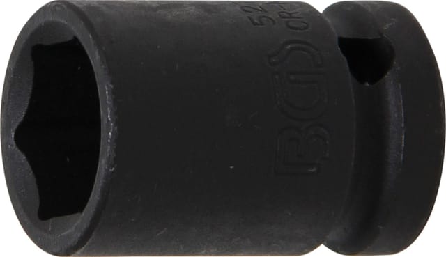 BGS Kraft Steckschlüssel Einsatz Sechskant Antrieb Innenvierkant 12 5 Mm 1 2 Zoll SW 17 Mm 5217