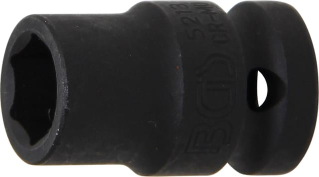 BGS Kraft Steckschlüssel Einsatz Sechskant Antrieb Innenvierkant 12 5 Mm 1 2 Zoll SW 13 Mm 5213