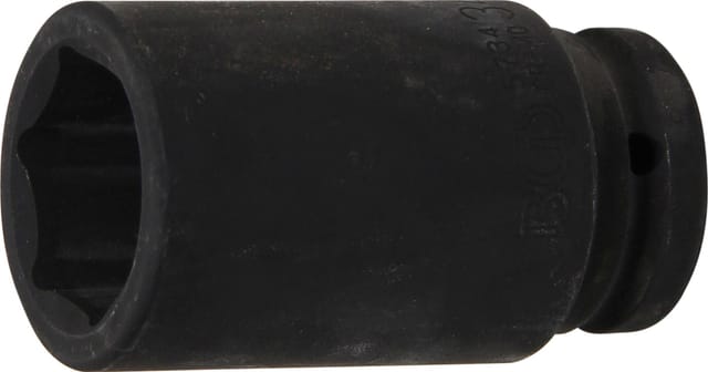BGS Kraft Steckschlüssel Einsatz Sechskant Tief Antrieb Innenvierkant 20 Mm 3 4 Zoll SW 34 Mm 5734