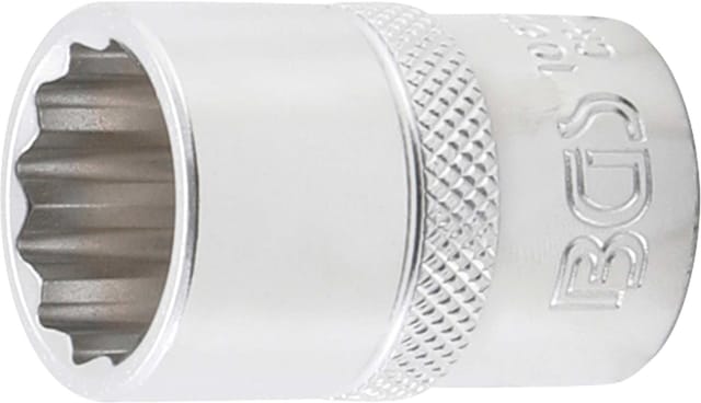 BGS Steckschlüssel Einsatz Zwölfkant Antrieb Innenvierkant 12 5 Mm 1 2 Zoll SW 18 Mm 10638