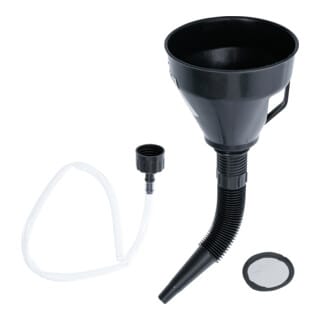 BGS Öl Einfülltrichter Satz Mit Flexiblem Rohr Und Schlauch Ø 135 Mm 3Tlg 6866