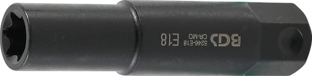 BGS Steckschlüssel Einsatz E Profil Extra Lang Antrieb Außensechskant 22 Mm SW E18 5246 E18