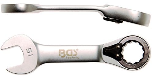 BGS Ratschenring Maulschlüssel Kurz 15 Mm 30715