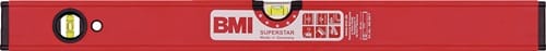 BMI Wasserwaage SUPERSTAR 200Cm Alu Rot 0 5 Mm M M Magnet 696200 PMS