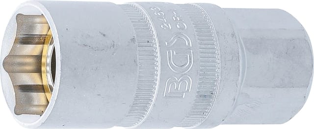 BGS Zündkerzen Einsatz Mit Magnet Sechskant Antrieb Innenvierkant 12 5 Mm 1 2 Zoll SW 21 Mm 2463