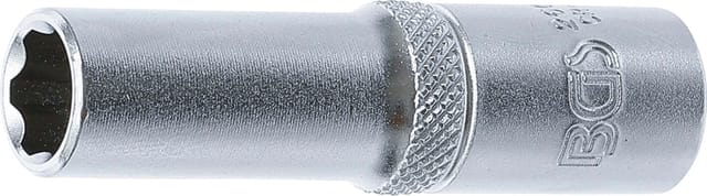 BGS Steckschlüssel Einsatz Super Lock Tief Antrieb Innenvierkant 10 Mm 3 8 Zoll SW 10 Mm 2600