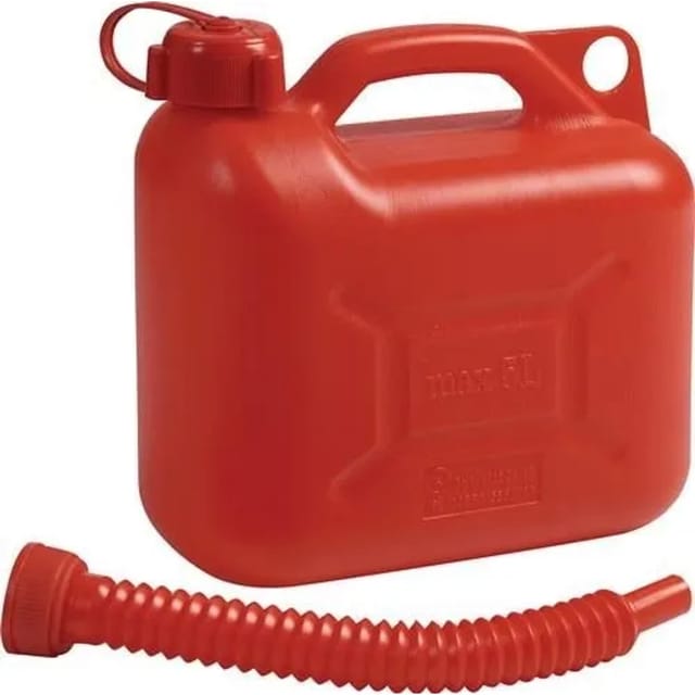 NOW Transportkraftstoffkanister Inh 5L Rot HD PE L265xb135xh270mm 4000819003