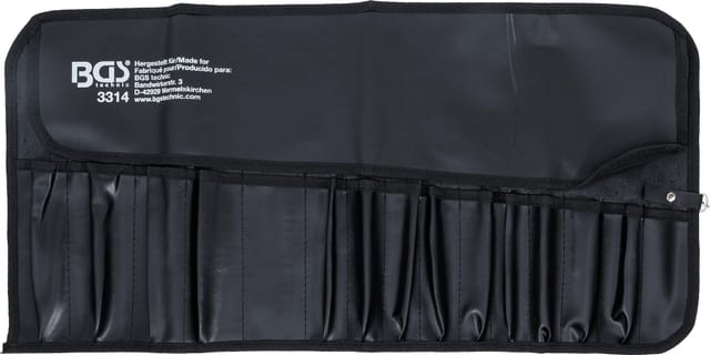 BGS Rolltasche Für Werkzeug Mit 15 Fächern 660 X 320 Mm Leer 3314