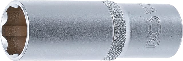 BGS Steckschlüssel Einsatz Super Lock Tief Antrieb Innenvierkant 12 5 Mm 1 2 Zoll SW 19 Mm 2949