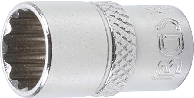 BGS Steckschlüssel Einsatz Zwölfkant Antrieb Innenvierkant 6 3 Mm 1 4 Zoll SW 10 Mm 10780