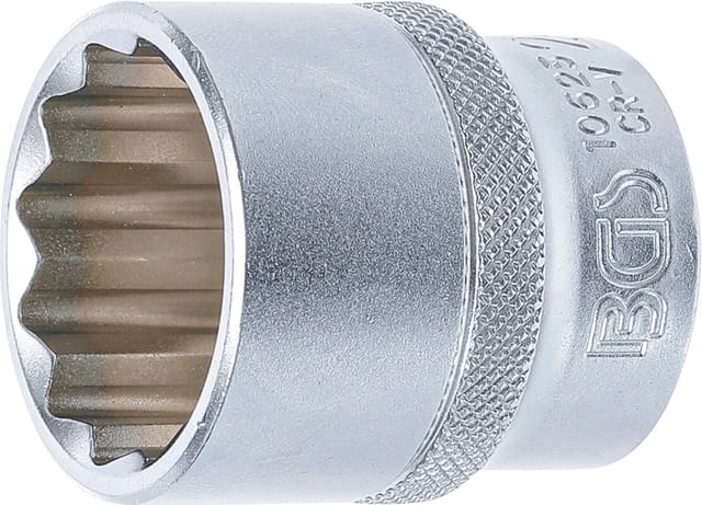 BGS Steckschlüssel Einsatz Zwölfkant Antrieb Innenvierkant 12 5 Mm 1 2 Zoll SW 28 Mm 10625