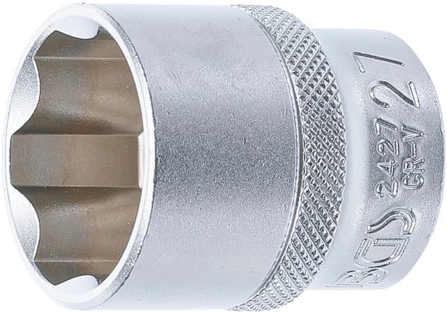 BGS Steckschlüssel Einsatz Super Lock Antrieb Innenvierkant 12 5 Mm 1 2 Zoll SW 27 Mm 2427