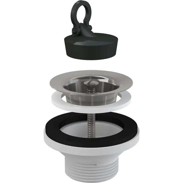 Alcadrain Ablaufventil für Waschbecken 5/4 Zoll mit Edelstahlgitter DN63