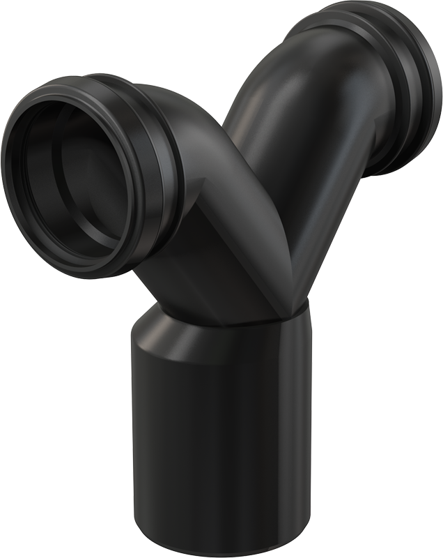 Alcadrain M909 Doppelbogen 90° Ø90/110 mm mit Dichtung